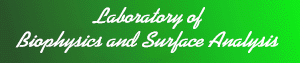 [Laboratory of Biophysics and Surface Analysis]
